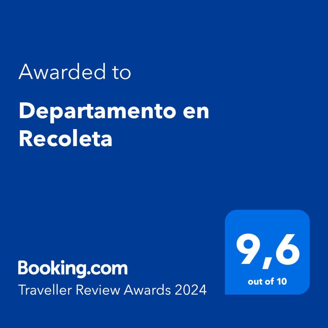 Apartament Departamento En Recoleta Buenos Aires Zewnętrze zdjęcie